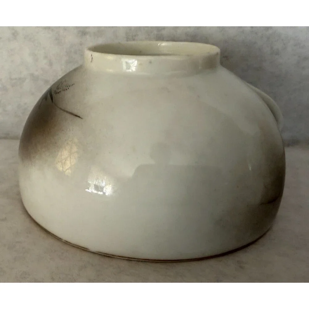 Lithophane Tea Set, Mt. Fuji Scene, Made in Japan